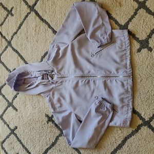 Forever 21 Lavender Zip Up Jacet with Hood
